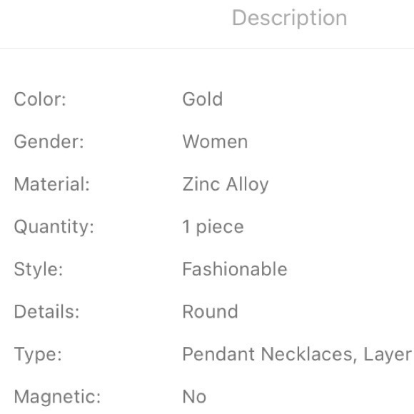 Doble Layered Necklace Golden - Picture 5 of 6